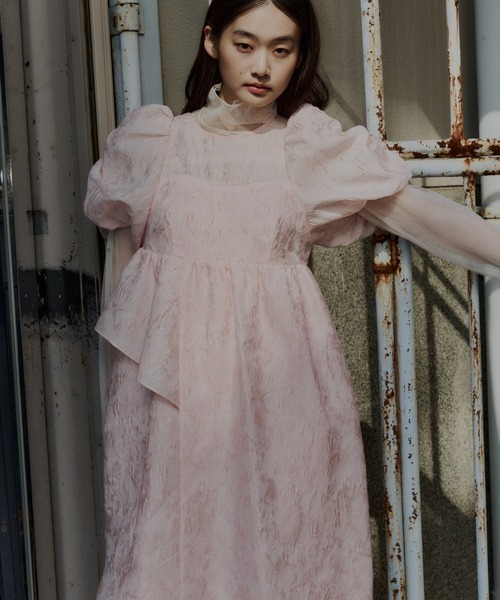 ANDRESD ブラウス シャツ チュールレイヤードトップス / tulle layered