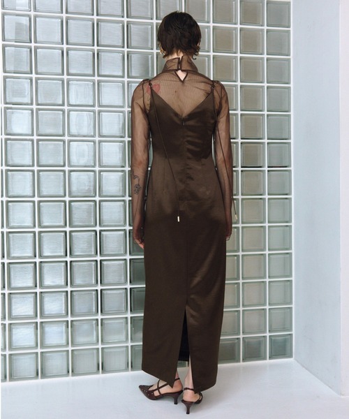 ANDRESD ブラウス シャツ チュールレイヤードトップス / tulle layered