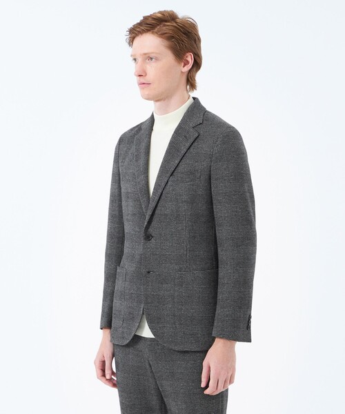 美品 マッキントッシュ フィロソフィー 千鳥 テーラードジャケット テーラードジャージー ジャケット グレンチェック/千鳥(ジャケット