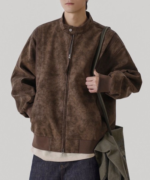 TOBEE ブルゾン アウター 「TOBEE」スエード レザージャケット