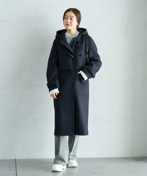 IENA（イエナ） ダッフルコート 36 ネイビー レディース : ZOZOTOWN