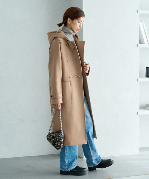 IENA（イエナ） ダッフルコート 36 ネイビー レディース : ZOZOTOWN