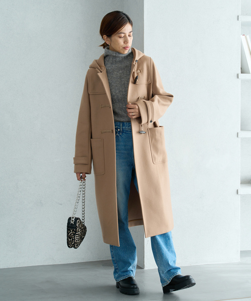 IENA（イエナ） ダッフルコート 36 ネイビー レディース : ZOZOTOWN