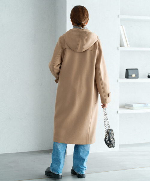 IENA（イエナ） ダッフルコート 36 ネイビー レディース : ZOZOTOWN