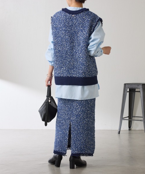 GALLARDAGALANTE　フリンジニットベスト GALLARDAGALANTE フリンジニットベスト