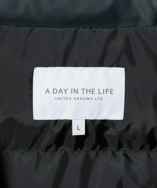 A DAY IN THE LIFE ブルゾン アウター 中綿 ジップブルゾン-撥水-「A