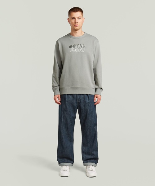 G-STAR RAW トレーナー スウェット 1989 Graphic Sweater/グラフィック