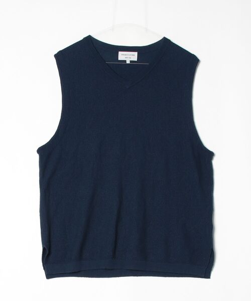 FREAK'S STORE（フリークスストア） ノースリーブニット L ネイビー