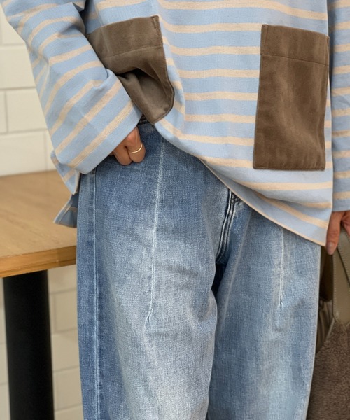 BEARDSLEY（ビアズリー） デニムパンツ 1 ブルー レディース