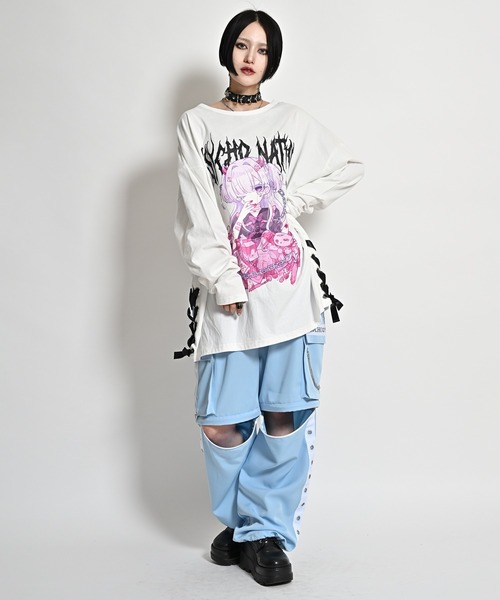 「Revo.」 「PSYCHONATION」長袖カットソー M パープル レディース_画像2