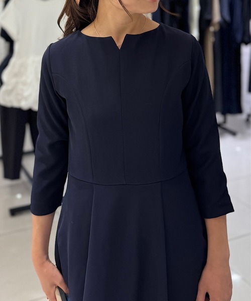 ST.ROONEY（セントルーニー） ワンピース キーネックフレアワンピース