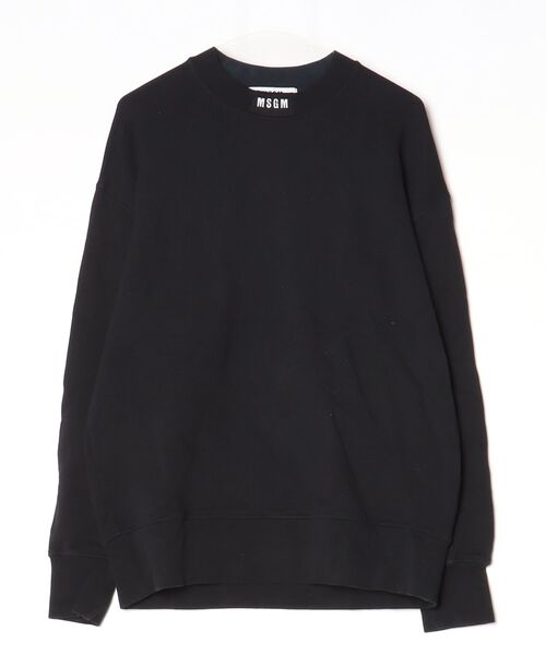 「MSGM」 スウェットカットソー L ブラック メンズ