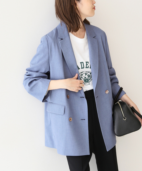 SLOBE IENA（スローブイエナ） テーラードジャケット 36 ブルー