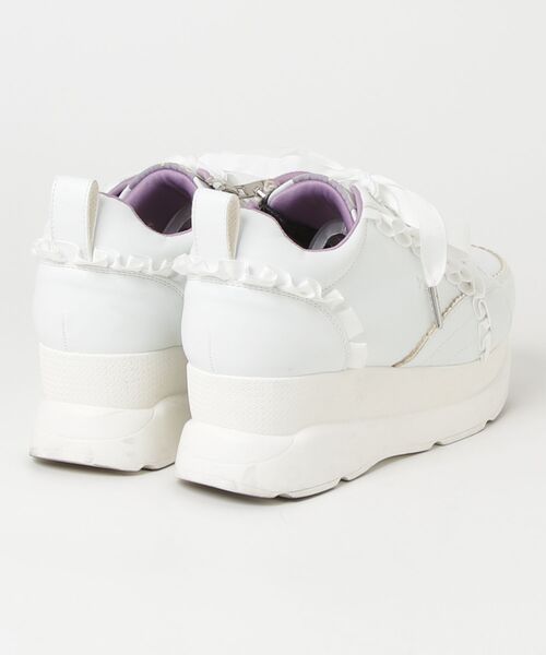 「YOSUKE」 シューズ 24.5cm ホワイト レディース_画像2