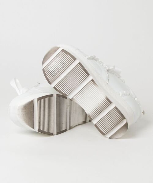 「YOSUKE」 シューズ 24.5cm ホワイト レディース_画像3