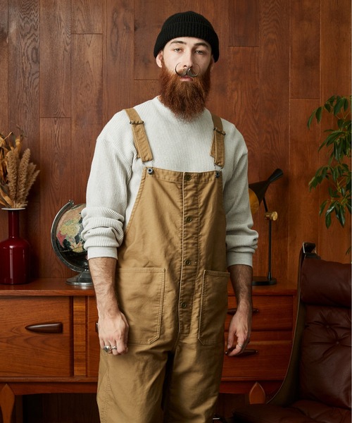 Schott N.Y.C（ショット） 「schott」 オーバーオール M ブラック