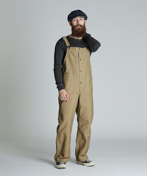 Schott N.Y.C（ショット） 「schott」 オーバーオール M ブラック