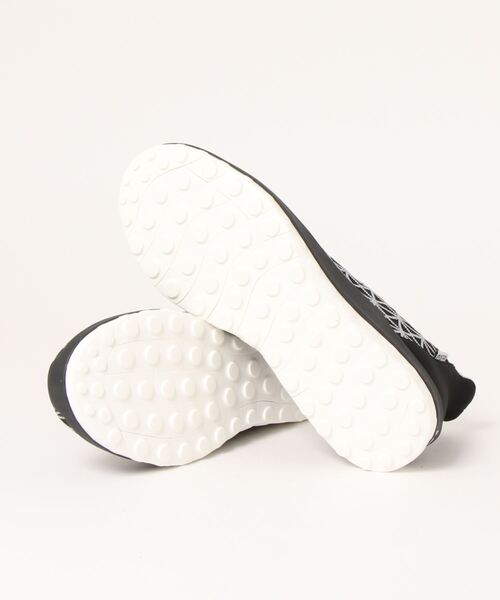 「ccilu」 スリッポン 26.5cm ブラック×ホワイト メンズ_画像3