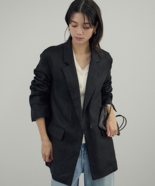 SALON adam et ropé リネン　サマージャケット SALON adam et ropé リネン サマージャケット SALON adam et rope