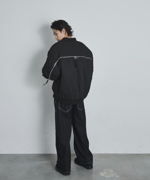 BLANK HOTEL ma1 ma-1 Extended-Zip Puffer MA-1 Jacket / ジップ