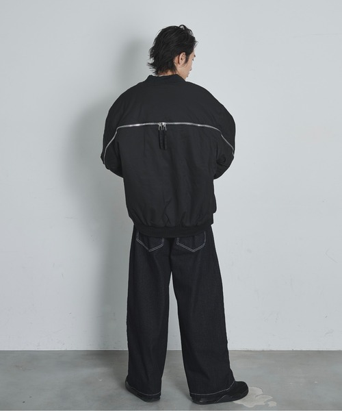 BLANK HOTEL ma1 ma-1 Extended-Zip Puffer MA-1 Jacket / ジップ