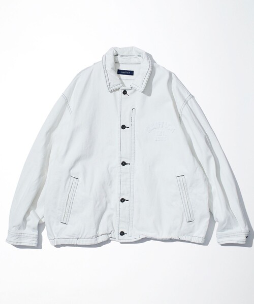 NAUTICA（ノーティカ） デニムジャケット X-LARGE オフホワイト メンズ