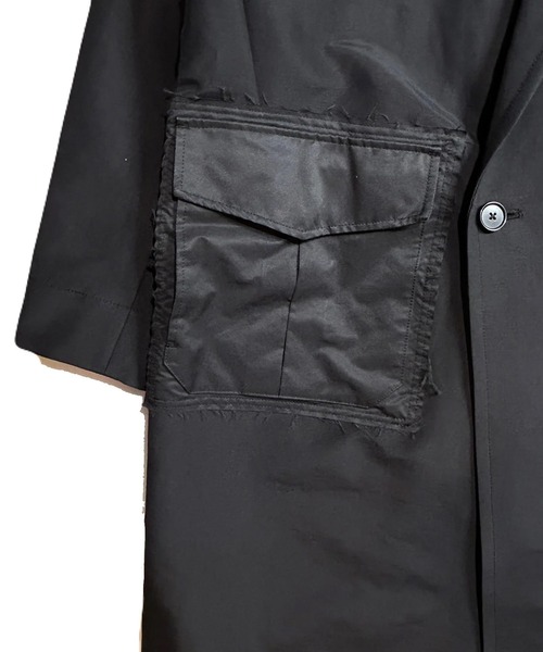 チェスターコート コート N/C CLOTH PEACH SKIN COAT メンズの画像