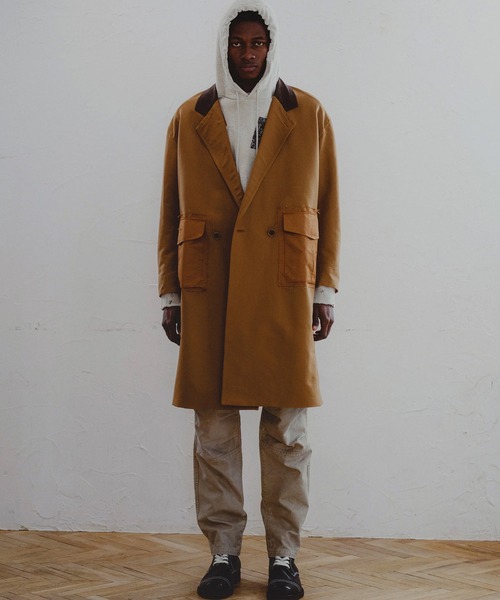 roar guns（ロアーガンズ） チェスターコート コート N/C CLOTH PEACH