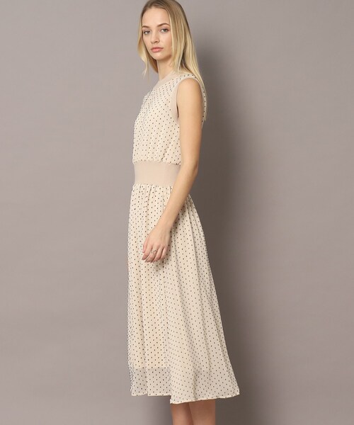 「DRESSTERIOR」 ノースリーブワンピース 36 ブラック レディース_画像4