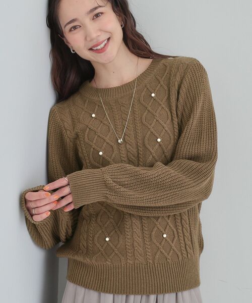DRESKIP(ドレスキップ) ニット セーター 「洗濯機可/S-LL」フェイク DRESKIP(ドレスキップ) ニット セーター 「洗濯機可/S-LL」フェイク