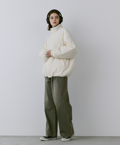 [flaner] блузон MEDIUM "теплый" белый женский 