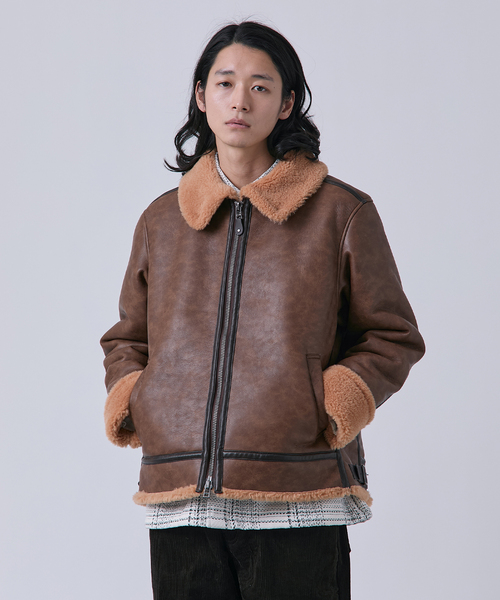 B.C STOCK（ベーセーストック） ブルゾン アウター スムースフェイク