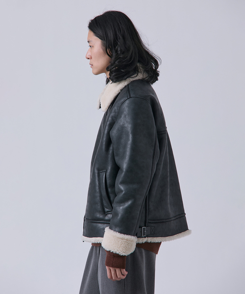 B.C STOCK（ベーセーストック） ブルゾン アウター スムースフェイク