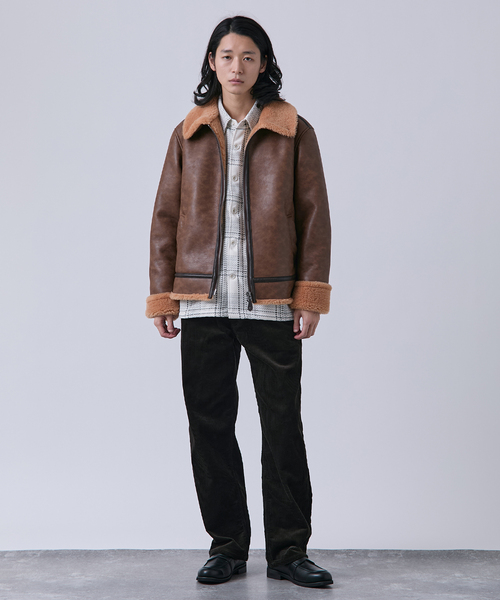 B.C STOCK（ベーセーストック） ブルゾン アウター スムースフェイク