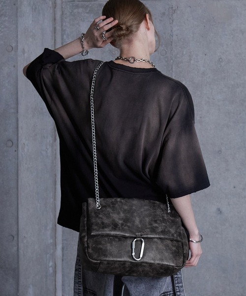 「SERACE」 ショルダーバッグ FREE ブラック メンズ_画像4