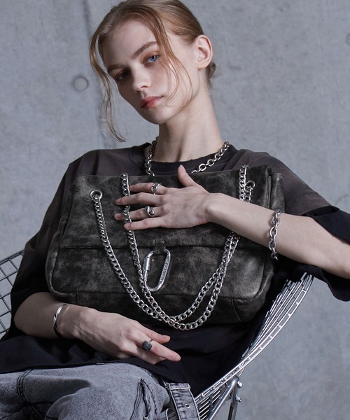 「SERACE」 ショルダーバッグ FREE ブラック メンズ_画像9