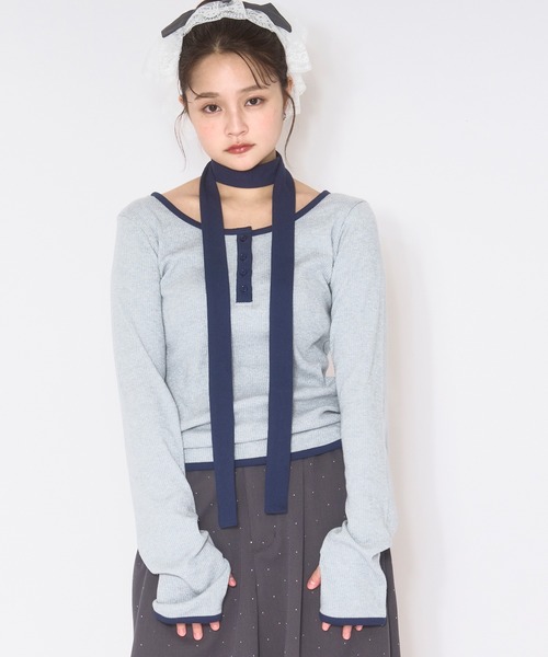 loin nuit tシャツ choker henry rib tops / チョーカーヘンリーリブ