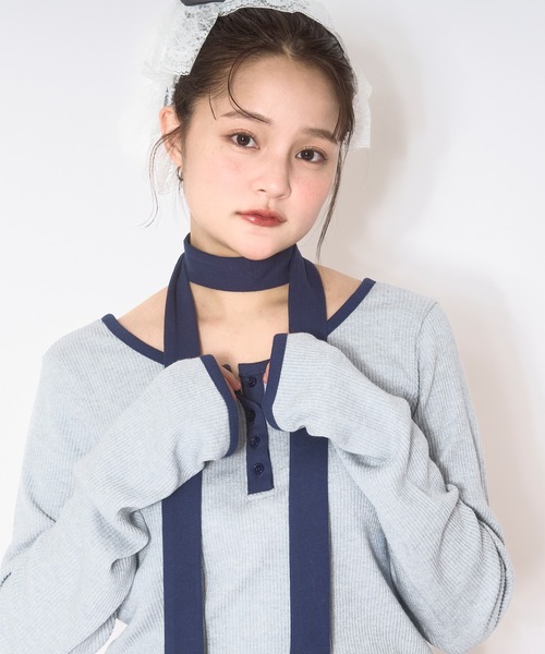 loin nuit tシャツ choker henry rib tops / チョーカーヘンリーリブ