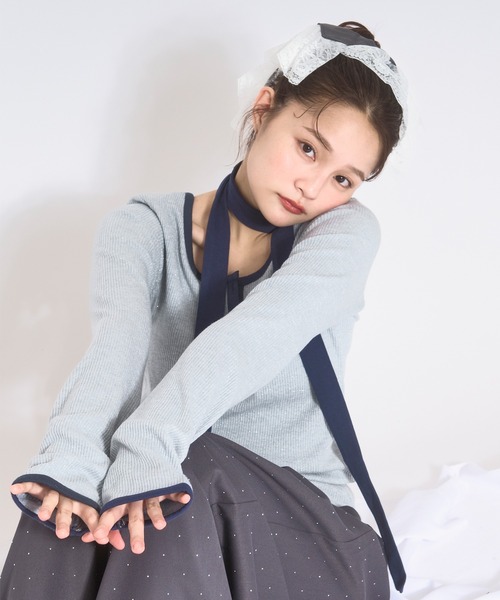 loin nuit tシャツ choker henry rib tops / チョーカーヘンリーリブ