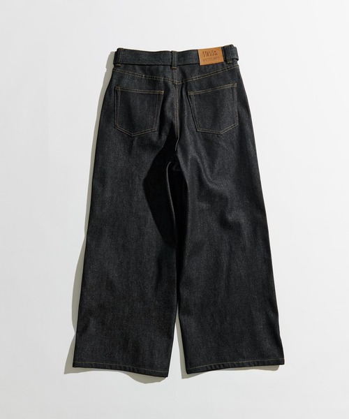 WETTEMPT ワイドパンツ ジーンズ BELTED WIDE DENIM PANTS