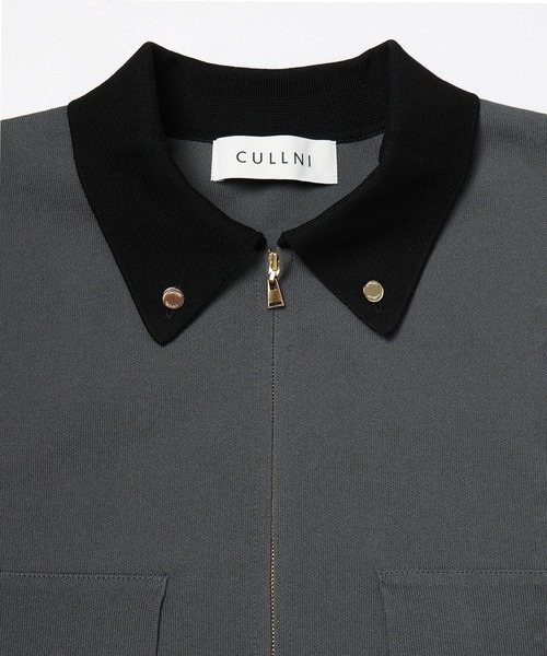 CULLNI（クルニ） ブルゾン アウター Big Pocket Zip Up Knit Jacket
