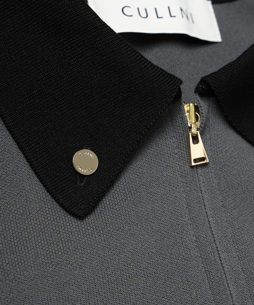 CULLNI（クルニ） ブルゾン アウター Big Pocket Zip Up Knit Jacket