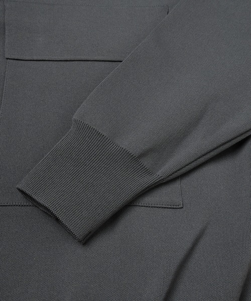 CULLNI（クルニ） ブルゾン アウター Big Pocket Zip Up Knit Jacket