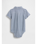 ベビー服 ロンパース ギンガムチェック オック...の詳細画像1