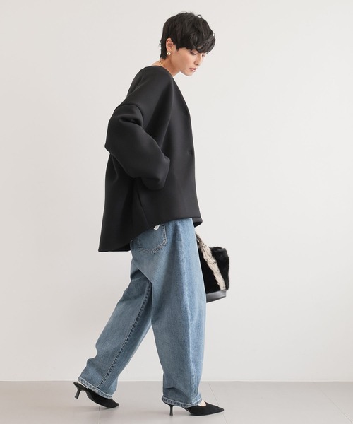 美品　BARNYARDSTORM ノーカラージャケット グレー BARNYARDSTORM（バンヤードストーム） ノーカラージャケット FREE