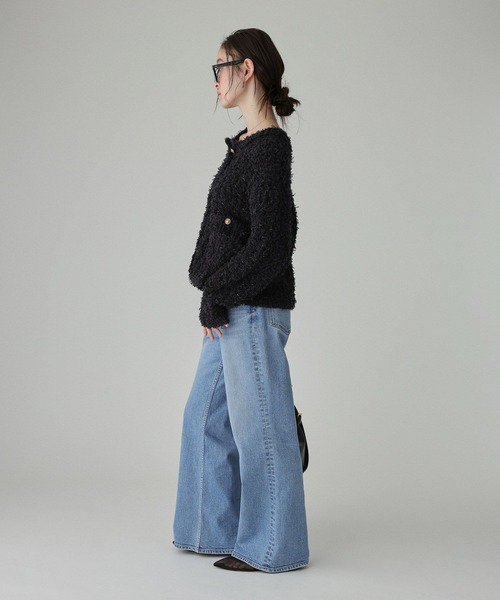 BABYLONE（バビロン） ジャケット ノーカラージャケット ツイード