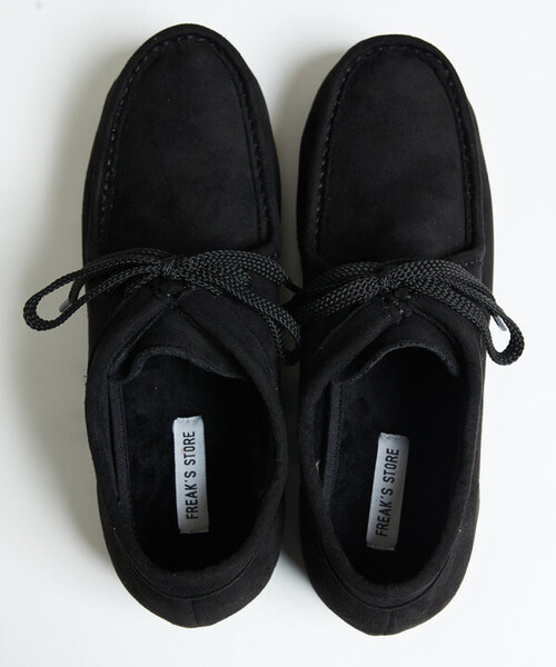 「FREAK'S STORE」 モカシンシューズ 25.0cm ブラック メンズ_画像8