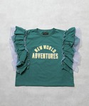 tシャツ チュールフリルカレッジTシャツ キッ...の詳細画像1