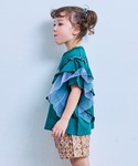 tシャツ チュールフリルカレッジTシャツ キッ...の詳細画像3