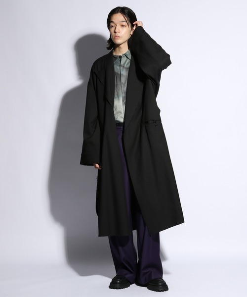 「HARE」 長袖シャツ FREE レッド メンズ_画像3